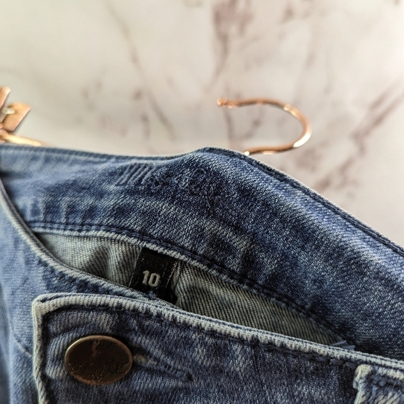 Kut From The Kloth Jean Womens 10 X 31 Bootcut Flare Distressed Frayed Hem - Picture 3 of 12